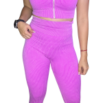 Conjunto deportivo con cremayera (leggins+top)