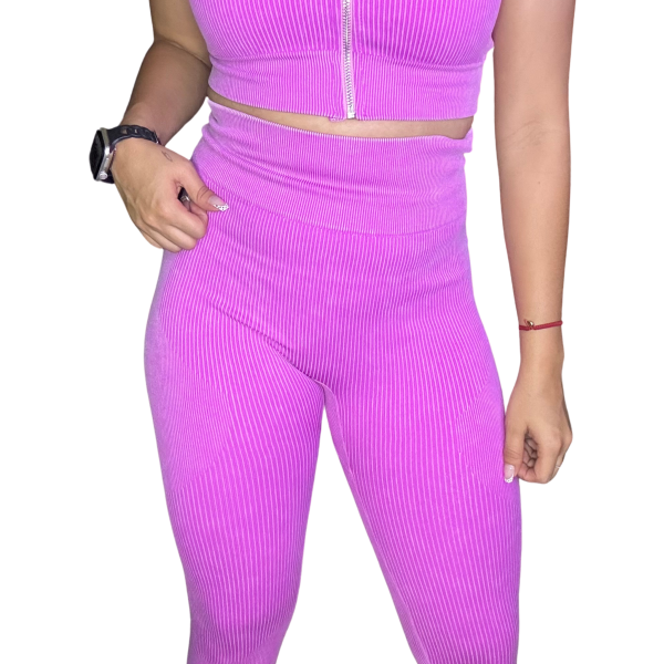 Conjunto deportivo con cremayera (leggins+top)